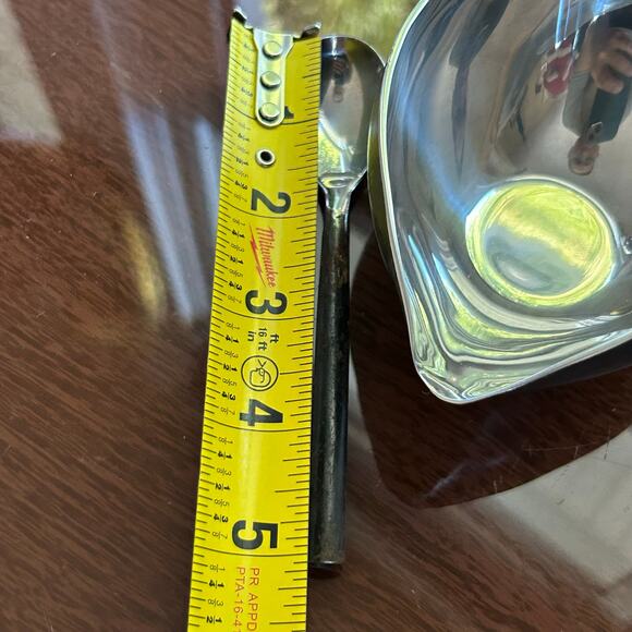 Vintage Stainless Steel Condiment Serving Bowl & Spoon Set - Picture 8 of 10